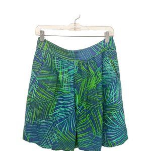 Banana Republic Size 4 Palm Print Skirt